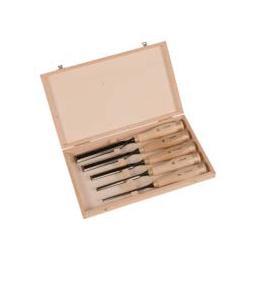 CISEAUX A BOIS MANCHE BOIS - COFFRET 5 PIECES