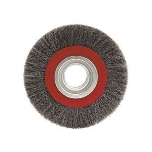 BROSSE  CIRCULAIRE POUR TOURET - ACIER ONDULE