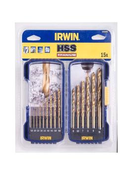 COFFRET DE FORETS HSS TITANIUM - 15 PIECES