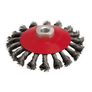 BROSSE METALLIQUE CIRCULAIRE 115MM - ACIER TORSADE