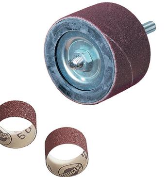 TAMBOUR DE PONÇAGE Ø 45 MM ET 2 BANDES ABRASIVES 