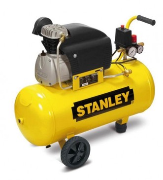 COMPRESSEUR 50L STANLEY 8BARS - 2.0CV - LUBRIFIE