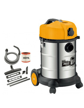 ASPIRATEUR CUVE INOX INGCO 30L - 1400W