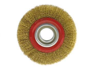 BROSSE CIRCULAIRE POUR TOURET A MEULER - ACIER LAITONNE