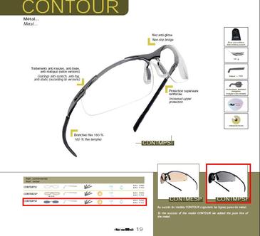 LUNETTE PROTECTION BRONZE CONTOUR