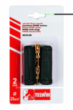 FICHE DINSE MALE - D 25 MM