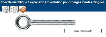 PITON - ACIER ZINGUE - D INT 16X95MM