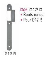 GACHE À BOUTS RONDS POUR SERRURE - D12 ou D13/D15