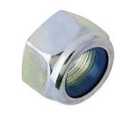 ECROU INDESSERRABLE AVEC BAGUE NYLON - ZINGUE BLANC - CLASSE 6