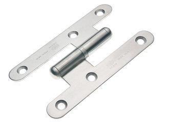 PAUMELLE - 100X58MM - BLISTER 2 PIECES - INOX  