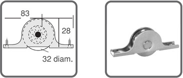 GALET SUR MONTURE GRAND MODÈLE  60 KG