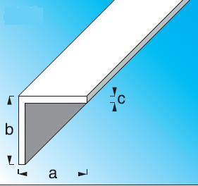 CORNIERE POUR PLACO - 25X01X4  - L 2.5M - ALUMINIUM