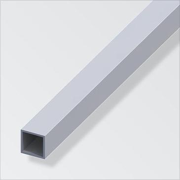 TUBE CARRE - ALUMINIUM ARGENT - 1M