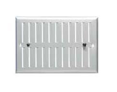 GRILLE VENTILATION REGLABLE - APPLIQUE A VISSER - ALUMINIUM 