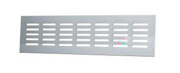 GRILLE VENTILATION RECTANGULAIRE A ENCASTRER - ALUMINIUM 