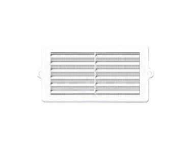 Grille ventilation ronde fixe ou reglable a clipser - plastique blanc -  Quincaillerie Calédonienne