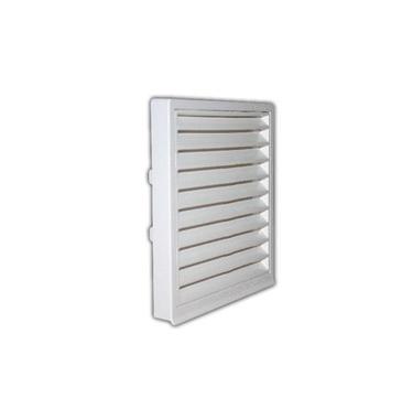 GRILLE VENTILATION POUR EXTRACTEUR - D 100MM - PLASTIQUE BLANC 