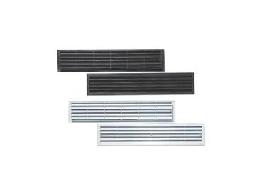 GRILLE VENTILATION DOUBLE POUR PORTE - PLASTIQUE BLANC