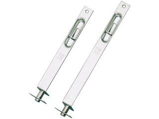 VERROU A ONGLET - PÊNE LONG -  INOX