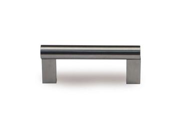 POIGNÉE BATON - BASE RECTANGULAIRE - D 14MM - INOX