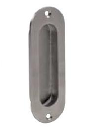 POIGNÉE CUVETTE OVALE - 120X41MM - INOX 