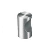 BOUTON CYLINDRIQUE A ENCOCHE - H 25MM - INOX 