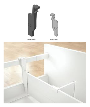 ORGA-LINE POUR SYSTEME ANTARO - EMBOUT SEPARATEUR TRANSVERSAL POUR TUBE  