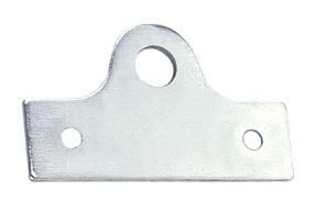 PATTE PORTE-CADENAS PLAT - A VISSER - 65MM D10 - ZINGUE