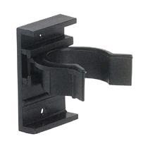 CLIPS SUR PLATINE A VISSER - 50MM  - NOIR