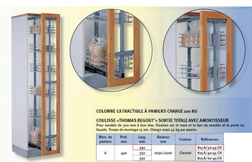 Combinés et colonnes coulissants