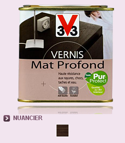 VERNIS MAT PROFOND - TONS BOIS