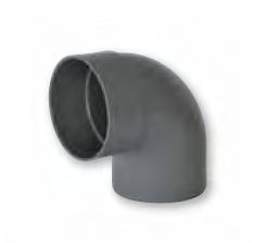 COUDE 87°30 MALE/FEMELLE A COLLER - PVC GRIS