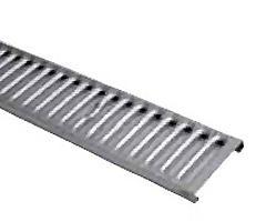 GRILLE METALLIQUE GALVANISEE POUR CANIVEAU - 130X1000 MM