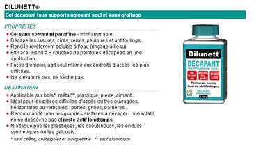 Décapant multisupport V33 Gel express 0.5 l