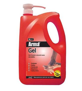 NETTOYANT A MAIN AVEC POMPE ARMA GELPLUS - 4L 