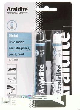 ARALDITE SPECIAL METAL - 2 TUBES DE 15ML