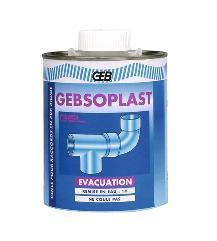 COLLE PVC - GEBSOPLAST GEL - EVACUATION