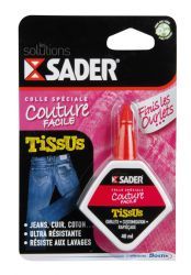 Colle Sader pour Tissus - Couture Facile Flacon 40 ml