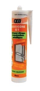 MASTIC SILICONE - GEBSICONE G - CARTOUCHE 310ML