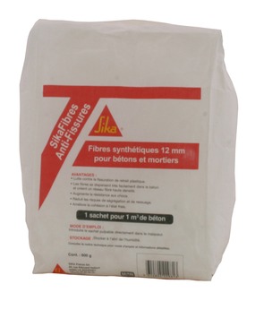 FIBRES ANTIFISSURES 12MM - 600GR