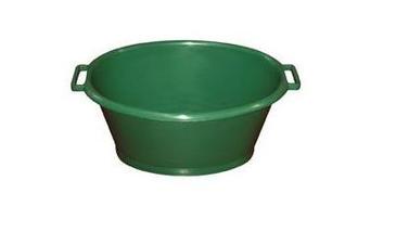 BASSINE PLASTIQUE OVALE OU RONDE - VERTE