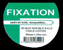 RUBAN DOUBLE FACE POLYPROPYLENE - 50MM X 25M 