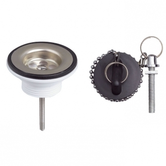 BONDE A BOUCHON POUR LAVABO - D 40MM 