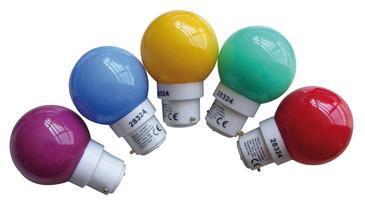 AMPOULE SPHERIQUE MULTICOLORE