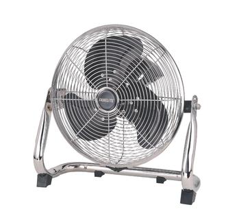 VENTILATEUR TURBINE DE TABLE 30CM - CHROME 