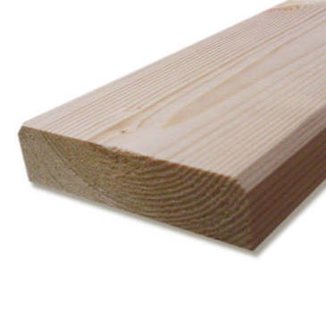 BARRE ÉCHARPE POUR VOLET 27 x 90 MM - L 2.40 M -  SAPIN DU NORD