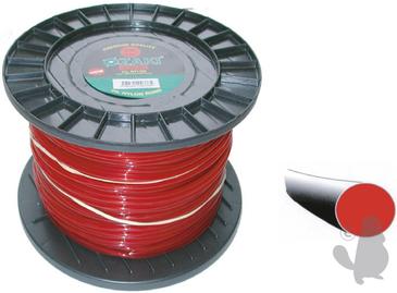 FIL NYLON ROND - ROUGE