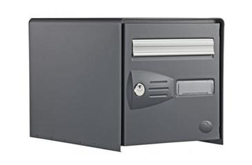 BOÎTE AUX LETTRES 1 PORTE - GRIS ANTHRACITE