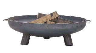 Brasero acier 3 pieds