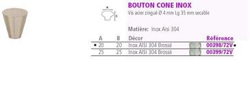 BOUTON CONE 